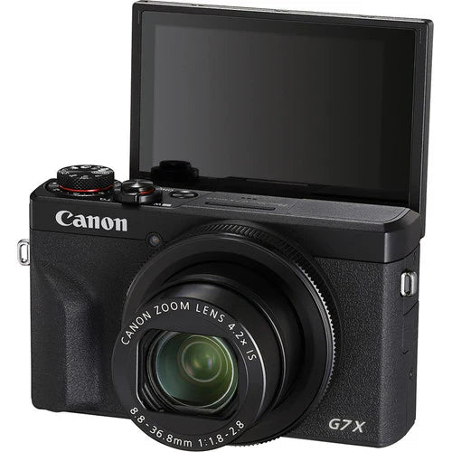 Canon G7X Mark III 4K Vlogging Camera – 20.1MP, Wi-Fi, Bluetooth | PowerShot Black